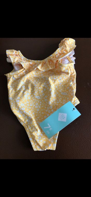 Maillot de bain fille tex baby 60 cm 3 mois