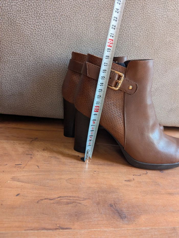 Bottines marron fashion victime - photo numéro 10