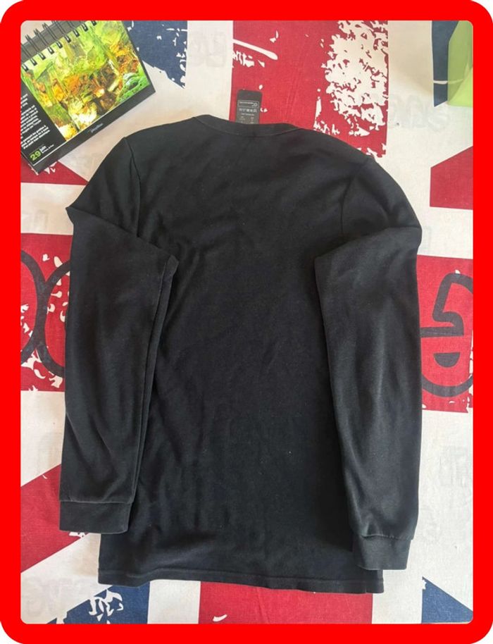 T-shirt manche longue taille xs noir - photo numéro 6