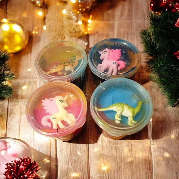 4 pots slime avec jouet - photo numéro 2