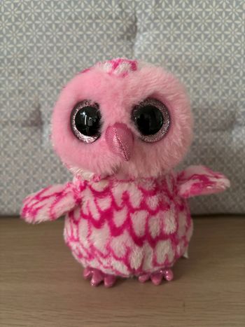 Peluche Pinky Le Hibou "The Beanie Boo's Collection"