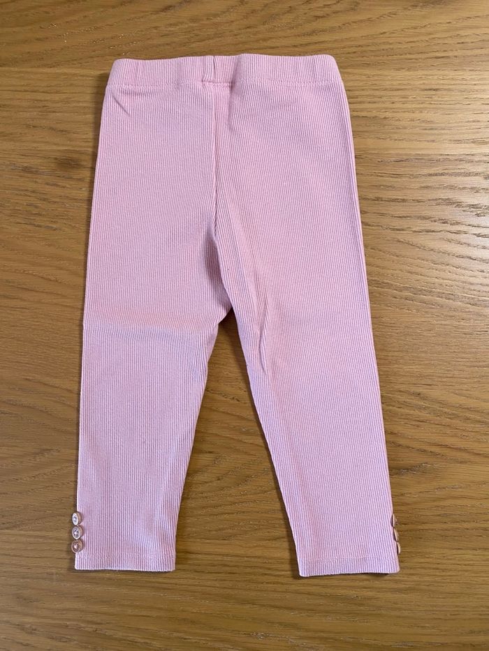 Tex Baby Legging côtelé rose Taille 18 mois - photo numéro 6
