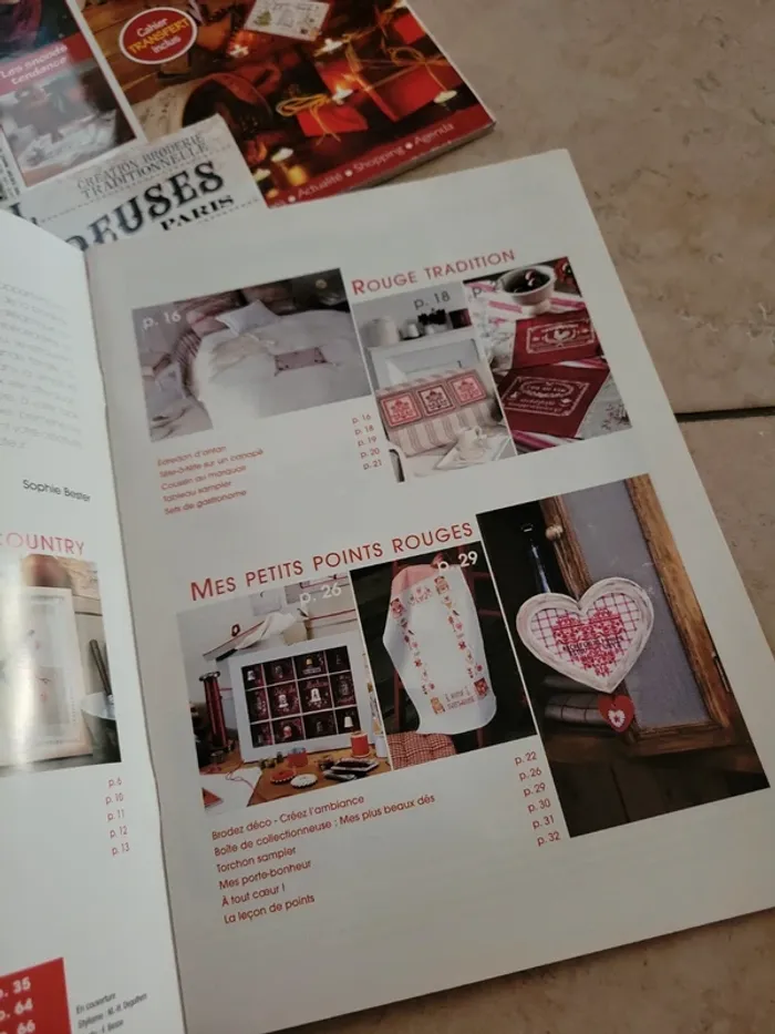 Lot de 7 revues de broderie - photo numéro 5