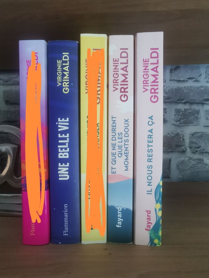 Lot de 4 romans de Virginie Grimaldi - photo numéro 4