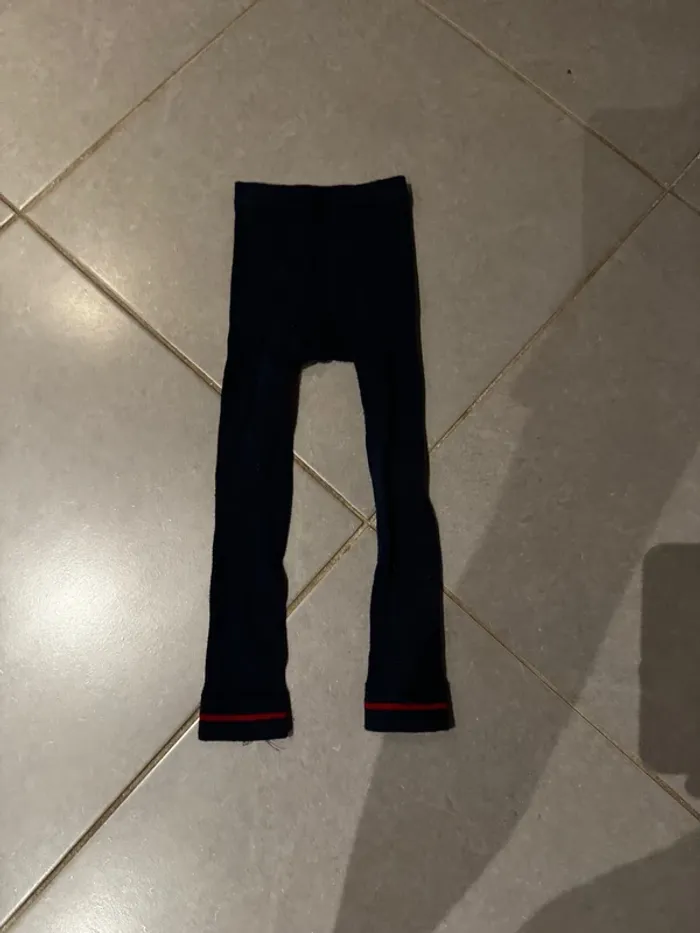 Legging / Collant - Okaidi - Bleu marine & rouge - 4/6 ans