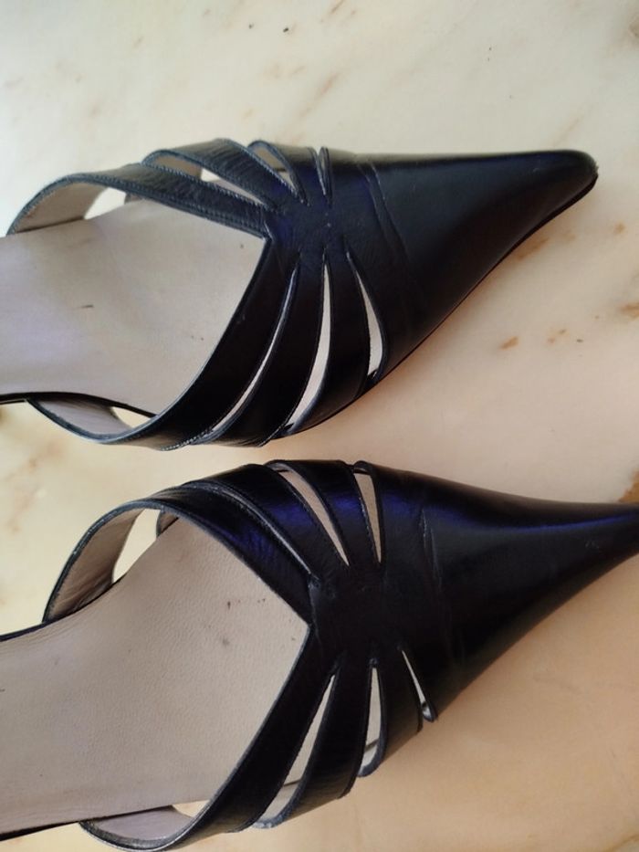 Mules cuir Pura Lopez - photo numéro 6