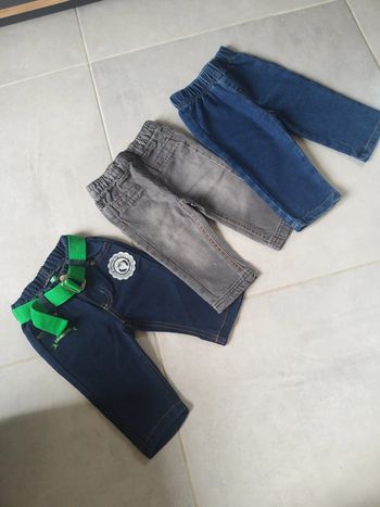 Lot de 3 pantalons en 9 mois