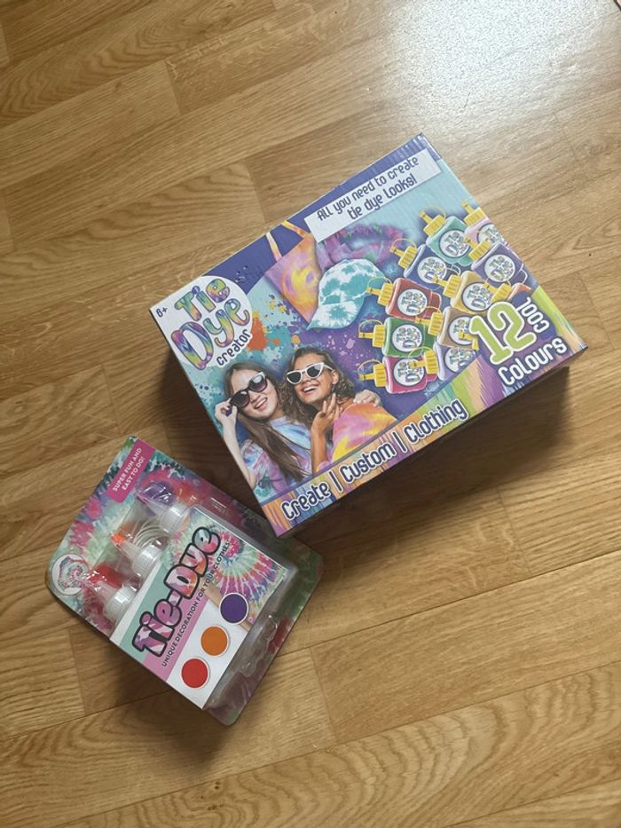 Jeux créatif customs Tie and dye neuf coloration vêtements tissus - photo numéro 4