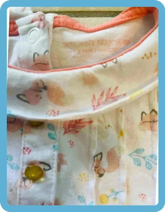 Belle chemise de nuit et son legging en coton 4 ans sergent major - photo numéro 5