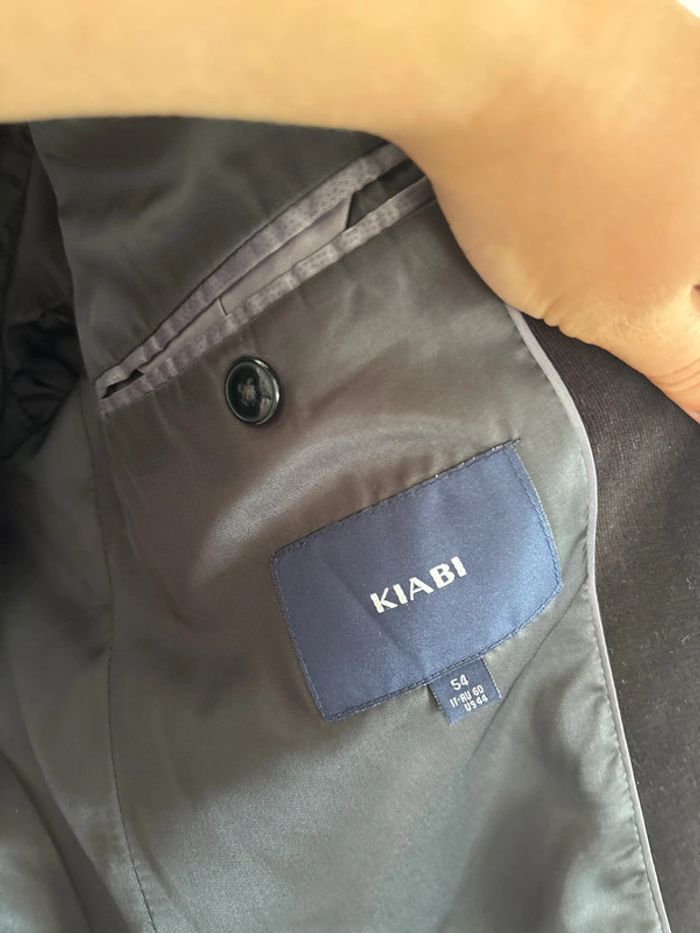 Veste noire en velours Kiabi taille 54 - photo numéro 2