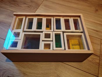 blocs sensorielle en bois style tickit