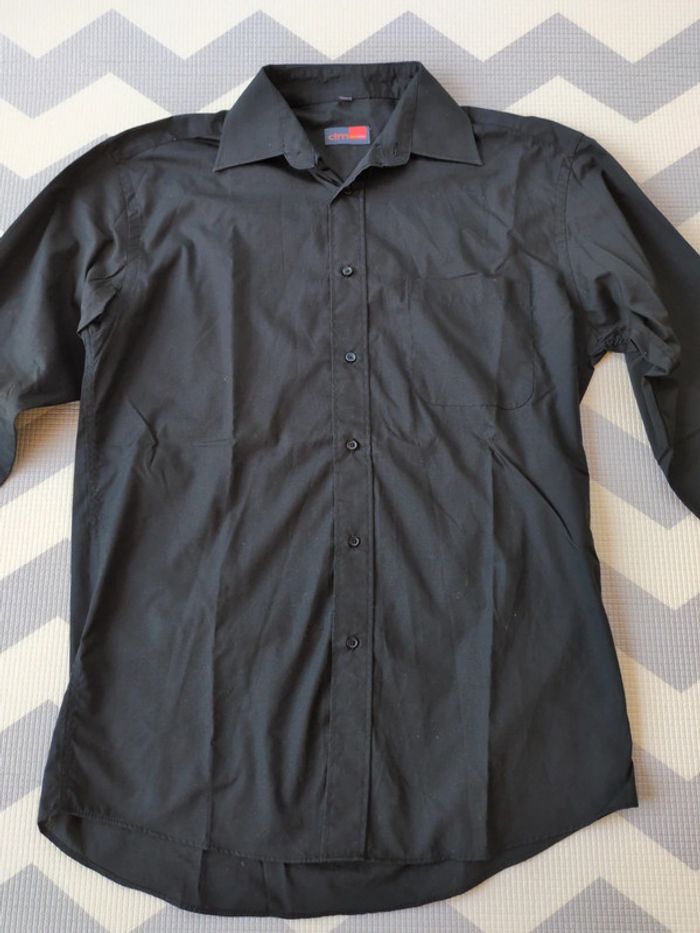 Chemise noire Défi Mode