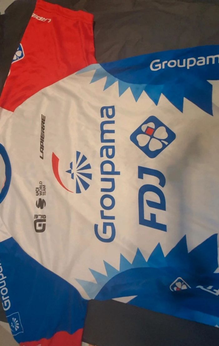 T-shirt cyclisme FDJ - photo numéro 2