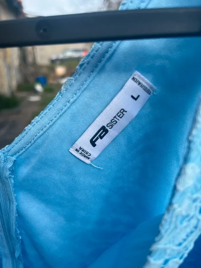 Robe courte été bleu - photo numéro 2