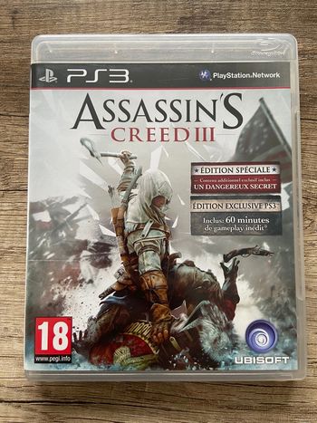 Assassin’s creed 3 édition spéciale ps3