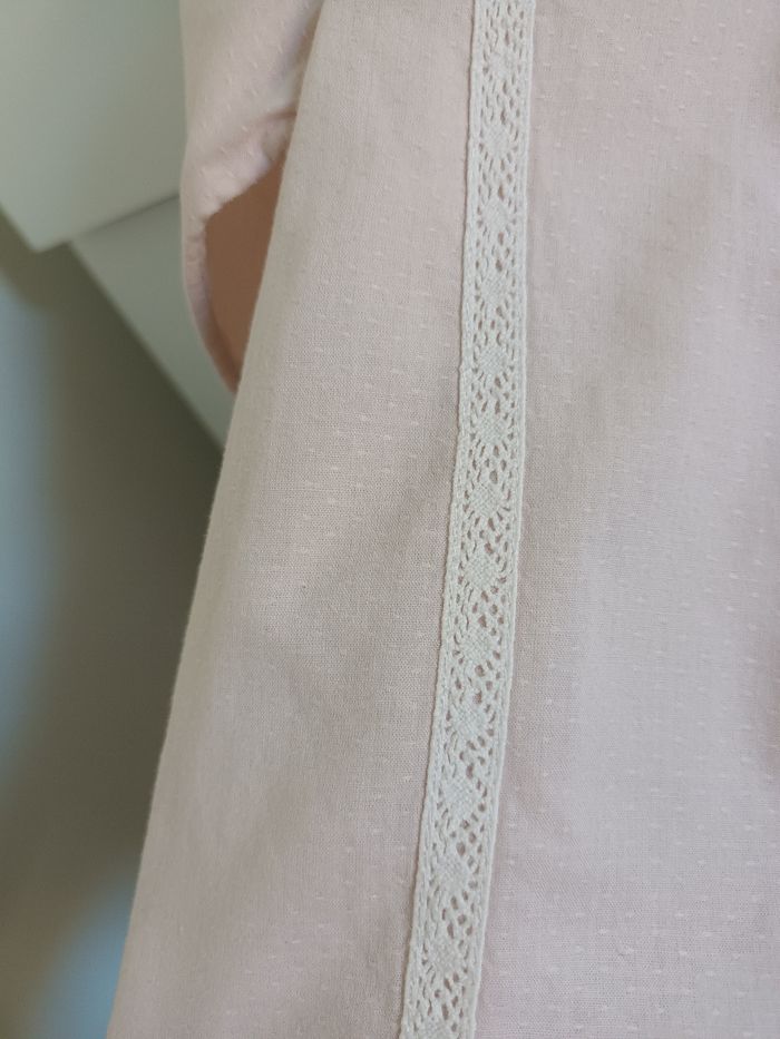 Jolie blouse fluide rose pâle & dentelle Bout'chou 36 mois - photo numéro 4