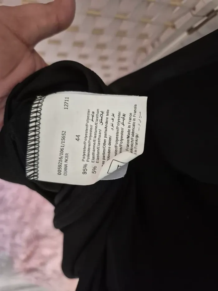 💕Jolie robe noire femme T44 la halle 💕 - photo numéro 14