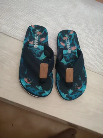 Tong fleuri denimside 36