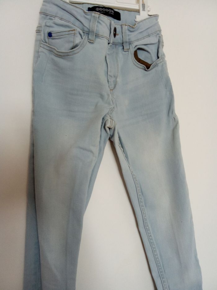 Jean bonobo garçon bleu clair taille 14,16 ans environ , skinny - photo numéro 3