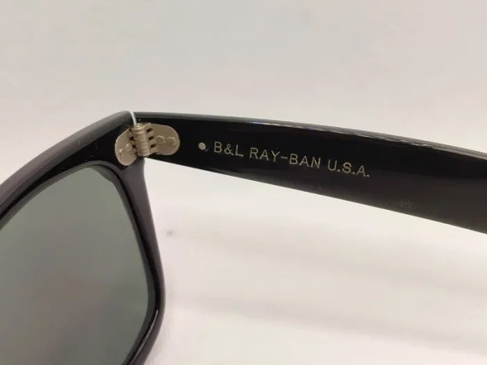 Lunettes de soleil Ray ban Wayfarer street neat turquoise fabriquées aux USA par bausch e Lomb - photo numéro 4