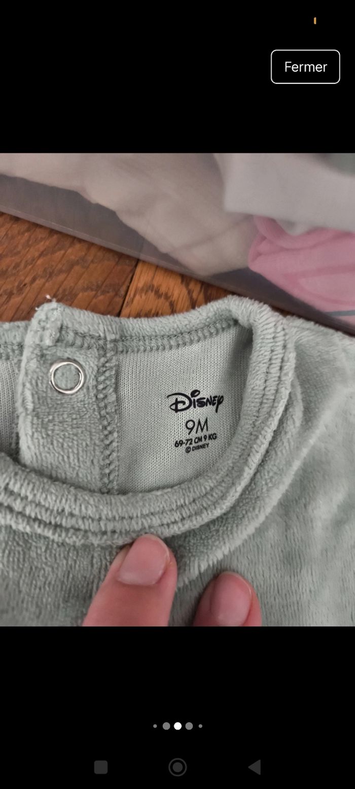 Lot de 4 pyjamas - 9/12 mois - photo numéro 9