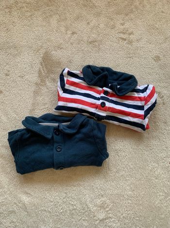 Pommette - Lot bodies manches longues 18 Mois