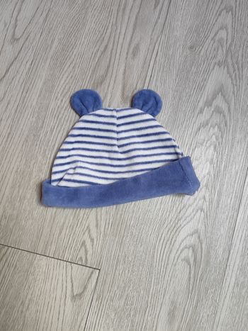 Bonnet avec chaussons naissance