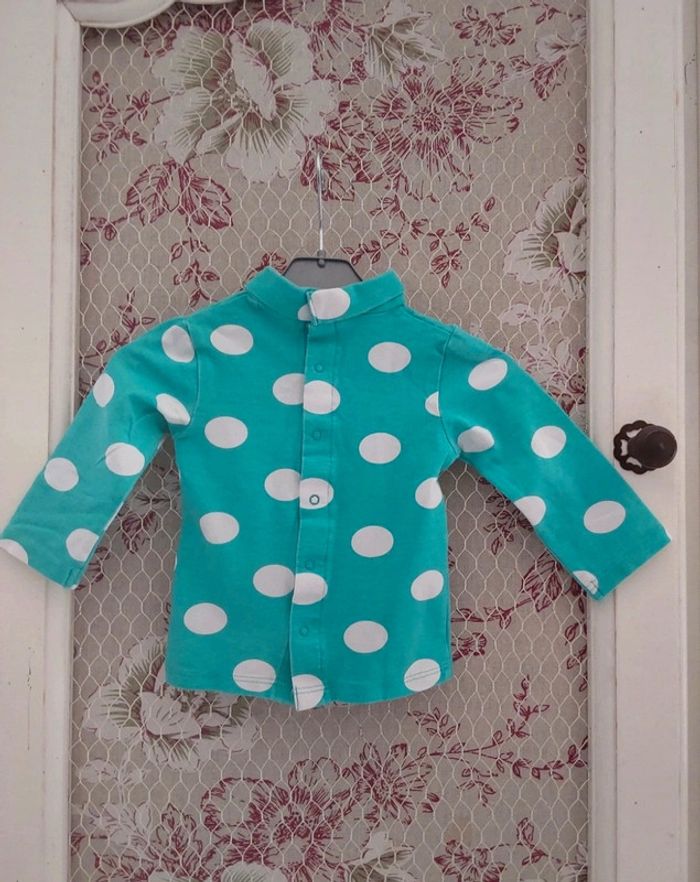 Pull rigolot à col roulé 3/6 mois Kitchoun - photo numéro 2