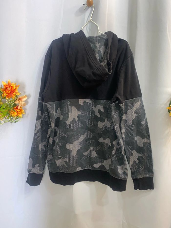 Sweat à capuche noir / gris PlayStation taille 13/14 ans -n22m - photo numéro 3