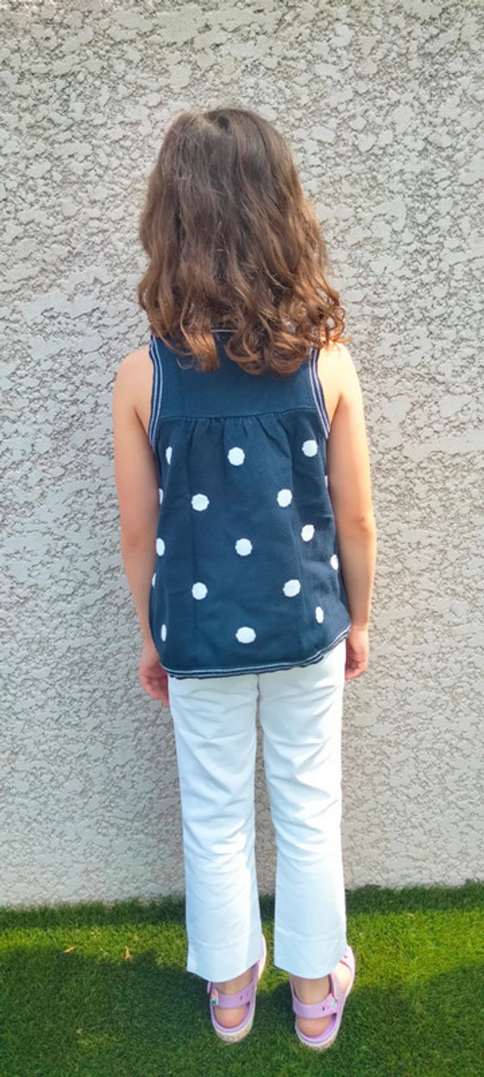 Pantalon blanc - Zara - 7 ans - neuf - photo numéro 3