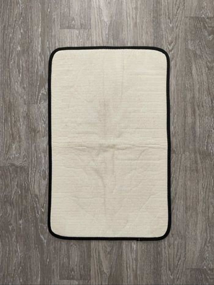 Tapis noir de salle de bain - photo numéro 2