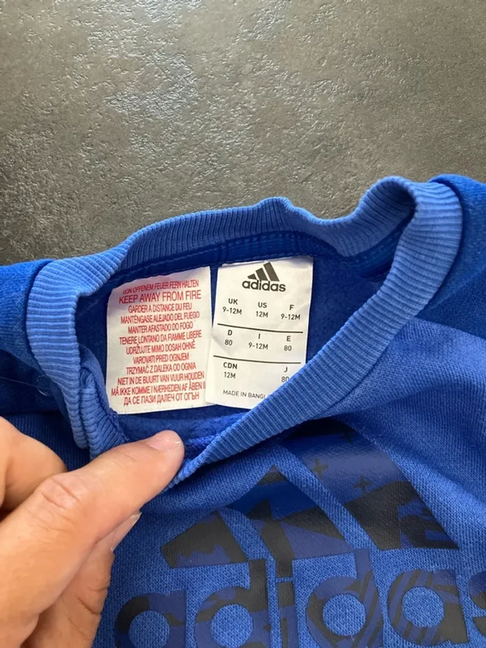 Pull adidadas 12 mois - photo numéro 3