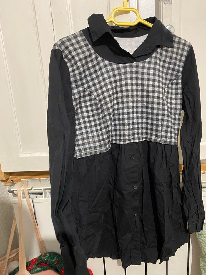 Chemise carreaux gothique - photo numéro 3