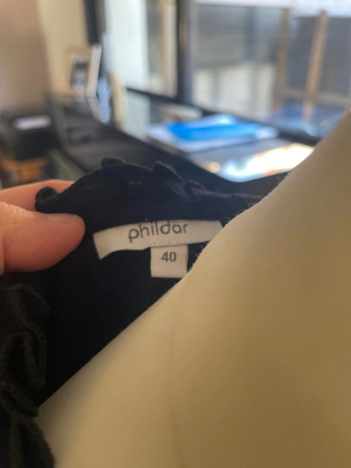 Haut phildar noir taille 40 - photo numéro 12