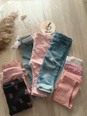 Lots de 3 jeans et 6 leggings