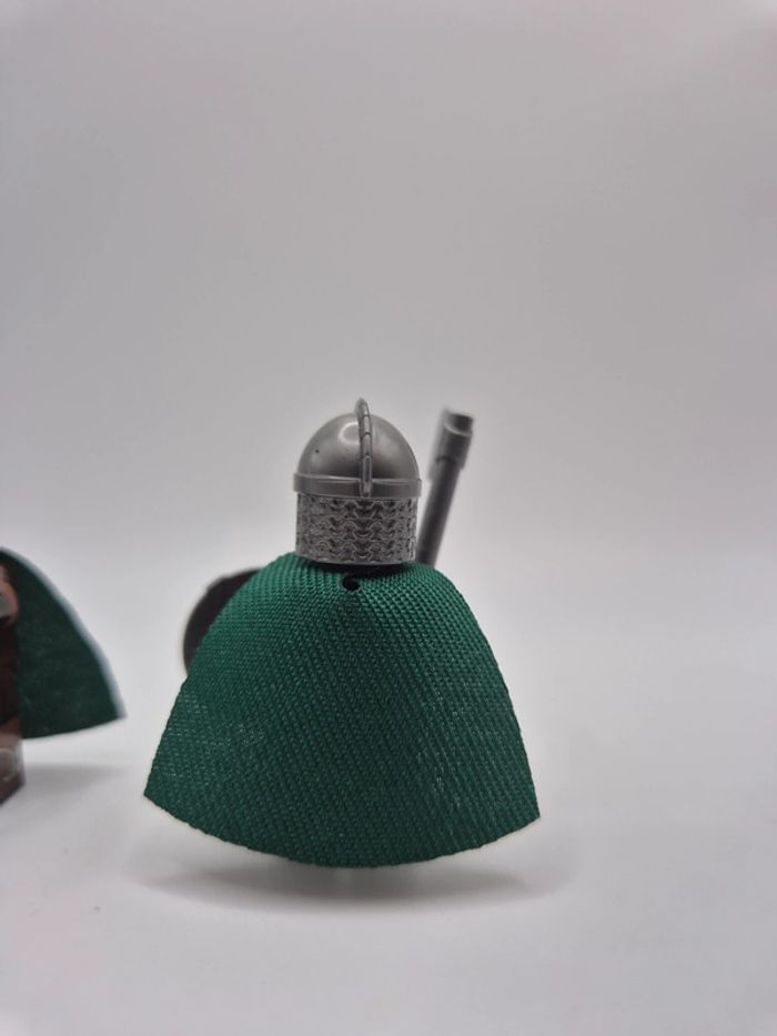 Figurines type lego 2 guerriers du rohan seigneur des anneaux / hobbit - photo numéro 5
