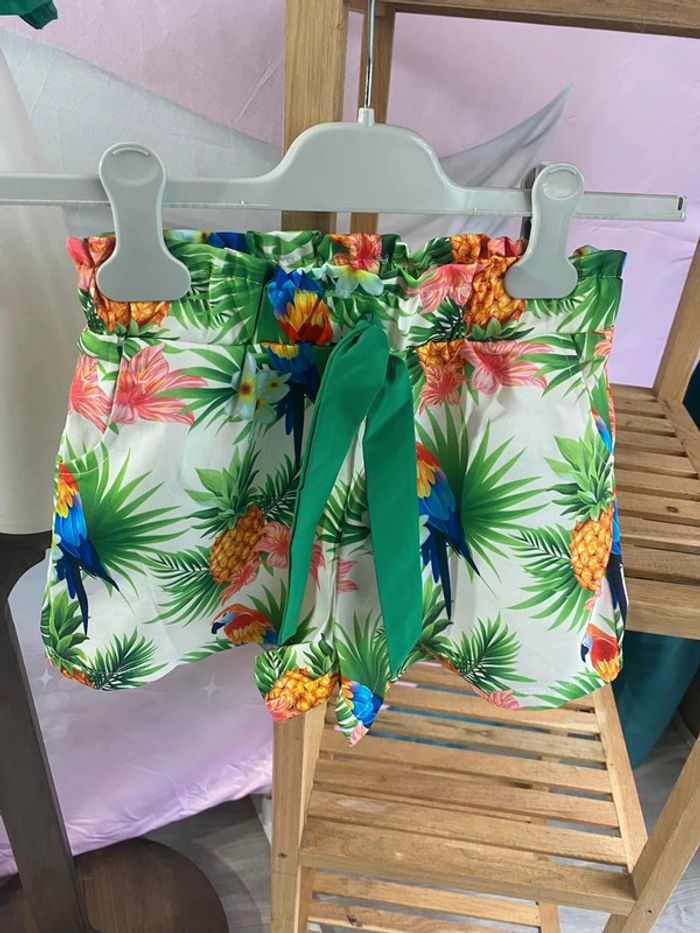 Ensemble Fille 10 ans short crop top réf F10 261 - photo numéro 2