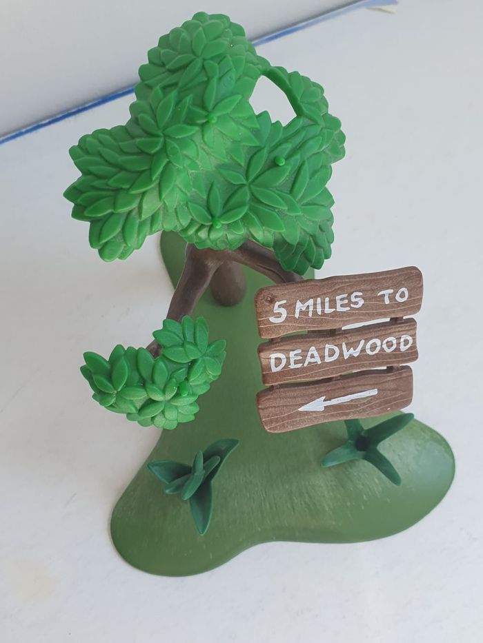 Massif playmobil avec pancarte - photo numéro 3