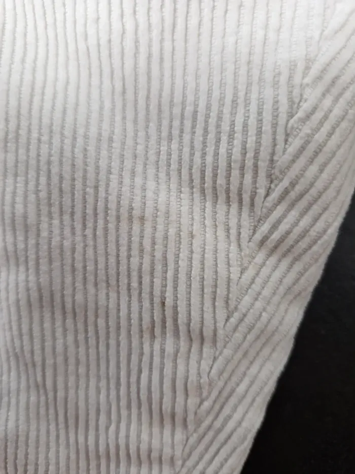 Magnifique pantalon blanc velours 24 mois fille jacadi - photo numéro 3