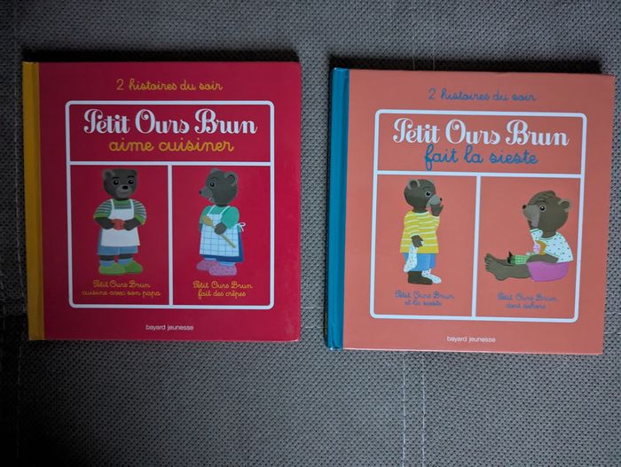 Lot de deux livres Petit Ours  Brun, 4 histoires