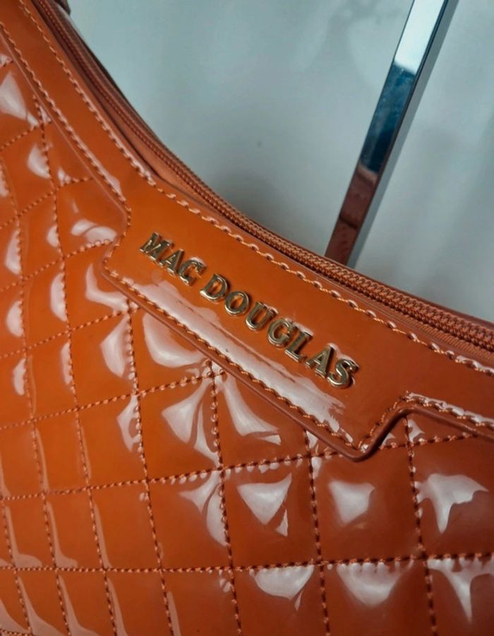 Mac Douglas sac à main été verni orange neuf - photo numéro 4
