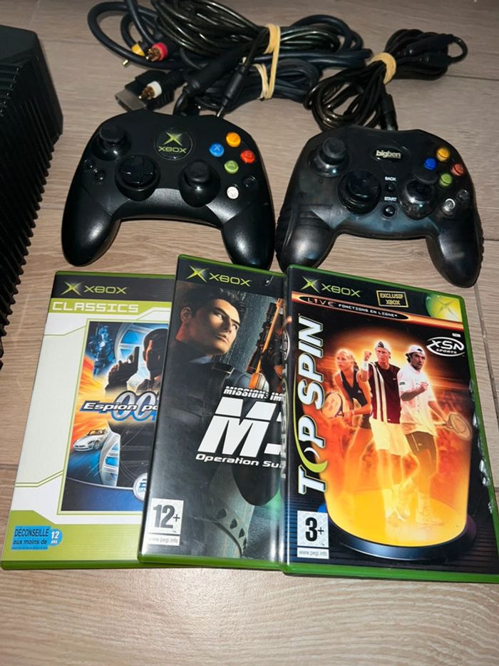 Console Xbox 1ere Gen. Fonctionnelle complète + 3 Jeux PAL Microsoft 2002 - photo numéro 6