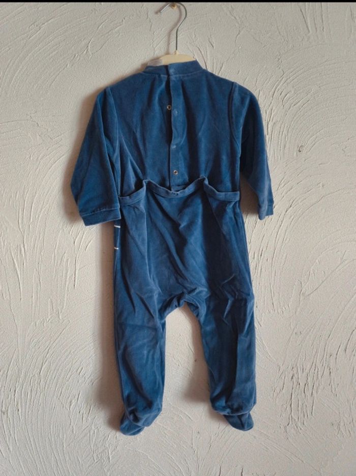 Pyjama bleu chien - photo numéro 2