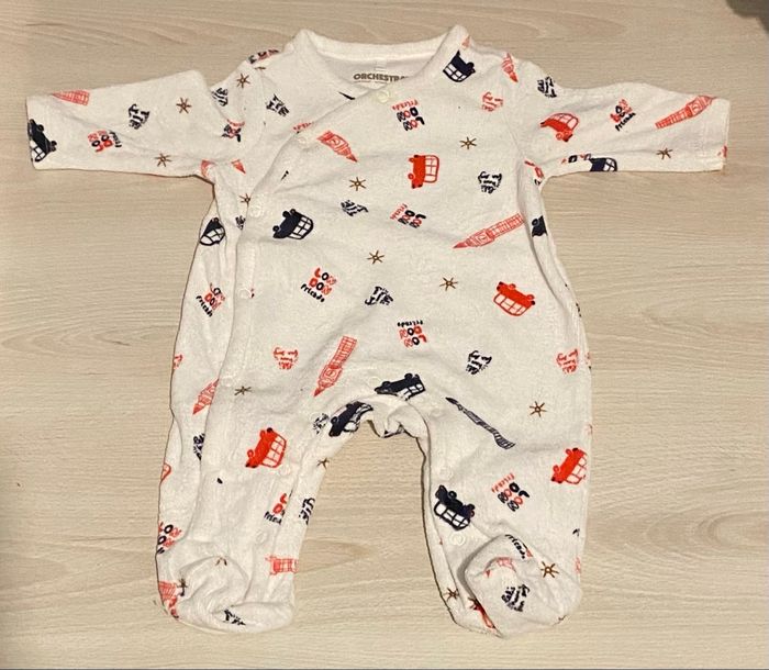 Pyjama velours 1 mois