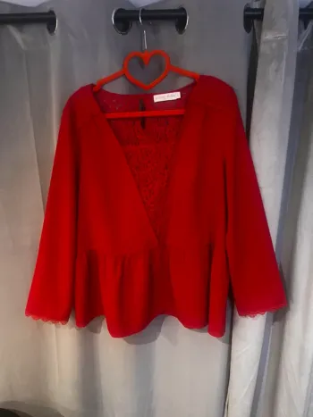 Blouse à dentelle
