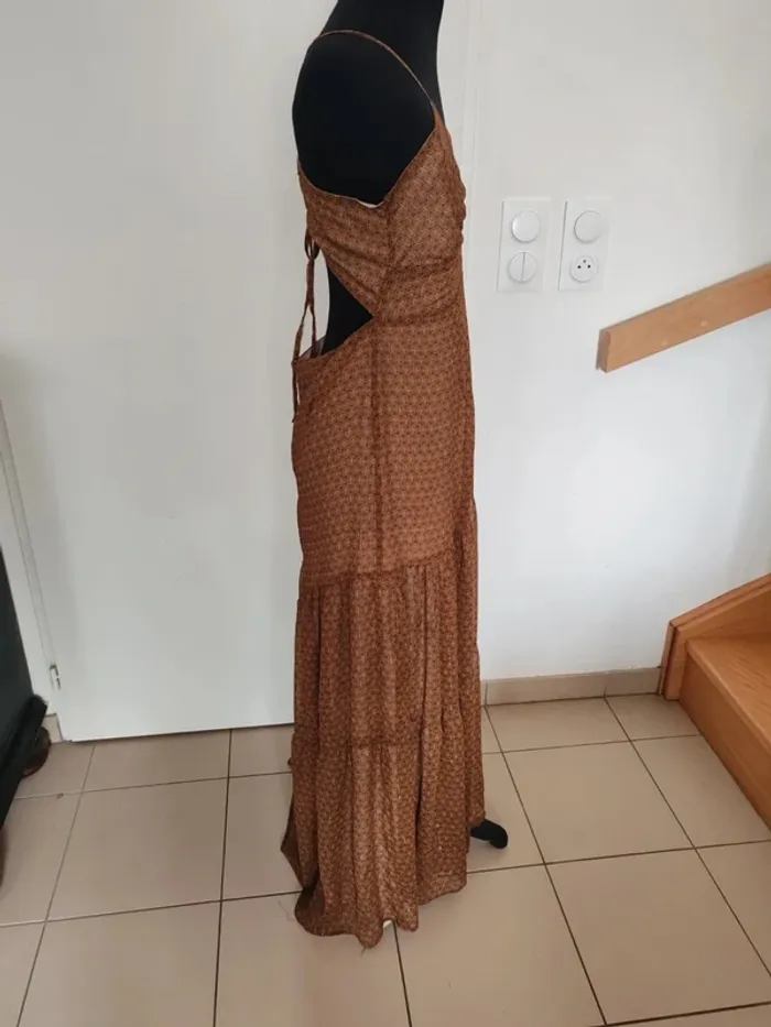 Robe longue Jane wood