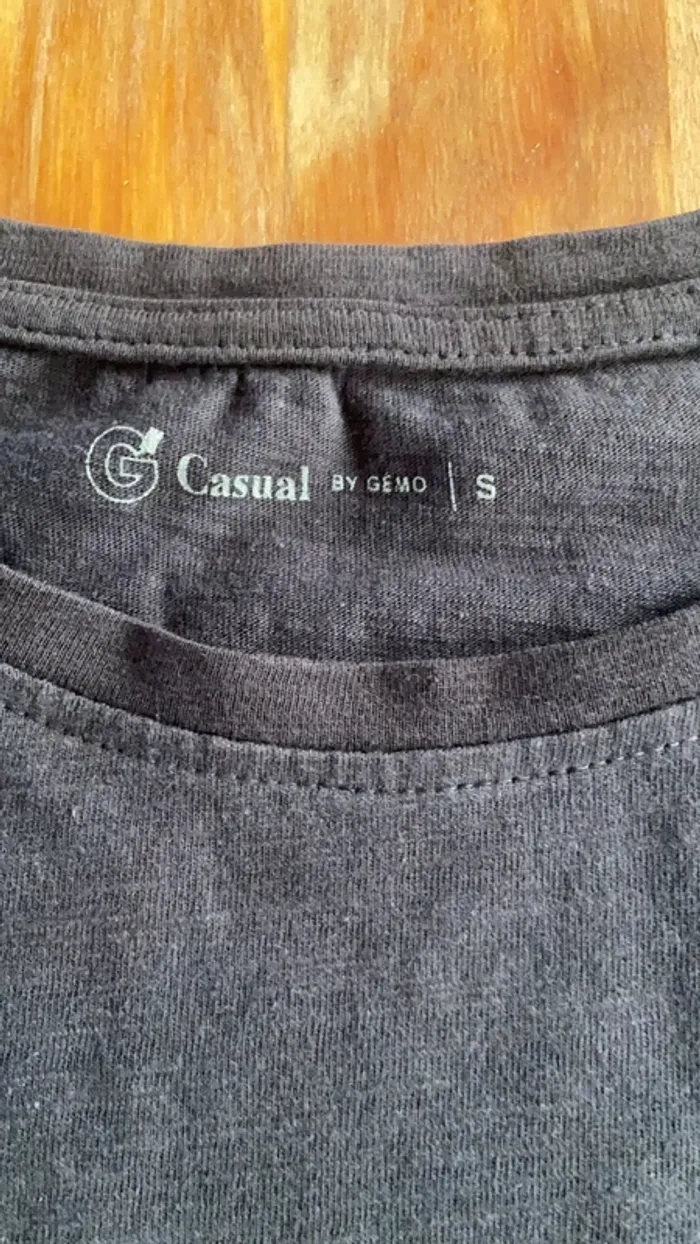 T-shirt gris taille S homme - photo numéro 2