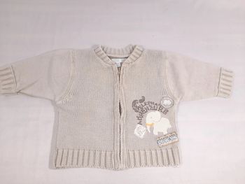 Gilet zippé, kitchoun, 3 mois