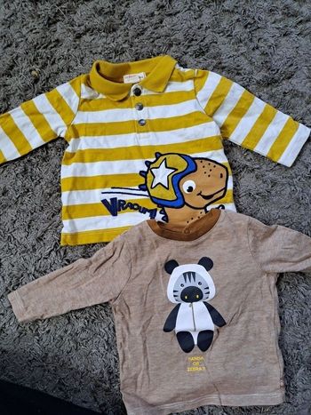 Lot de 2 t -shirts bébé garçon