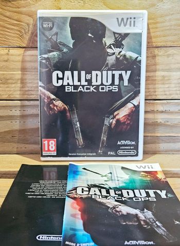 Nintendo Wii # COD Call of duty Black ops # BO